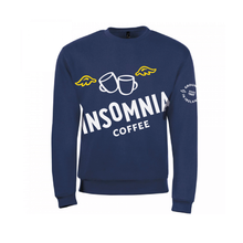Load image into Gallery viewer, Insomnia Coffee Crewneck Sweater - Navy
