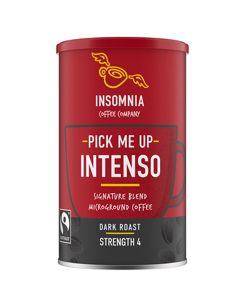 Insomnia Coffee Company Signature Blend | Insomnia Pick Me Up Intenso Microground Coffee 100g