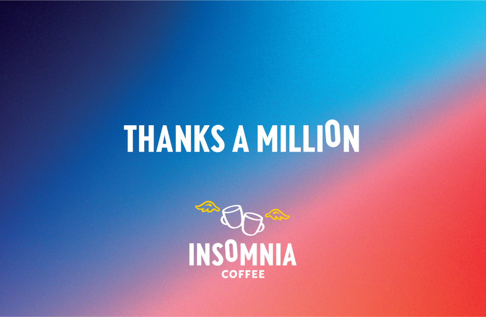 Insomnia Coffee | Gift Card | Thanks A Million