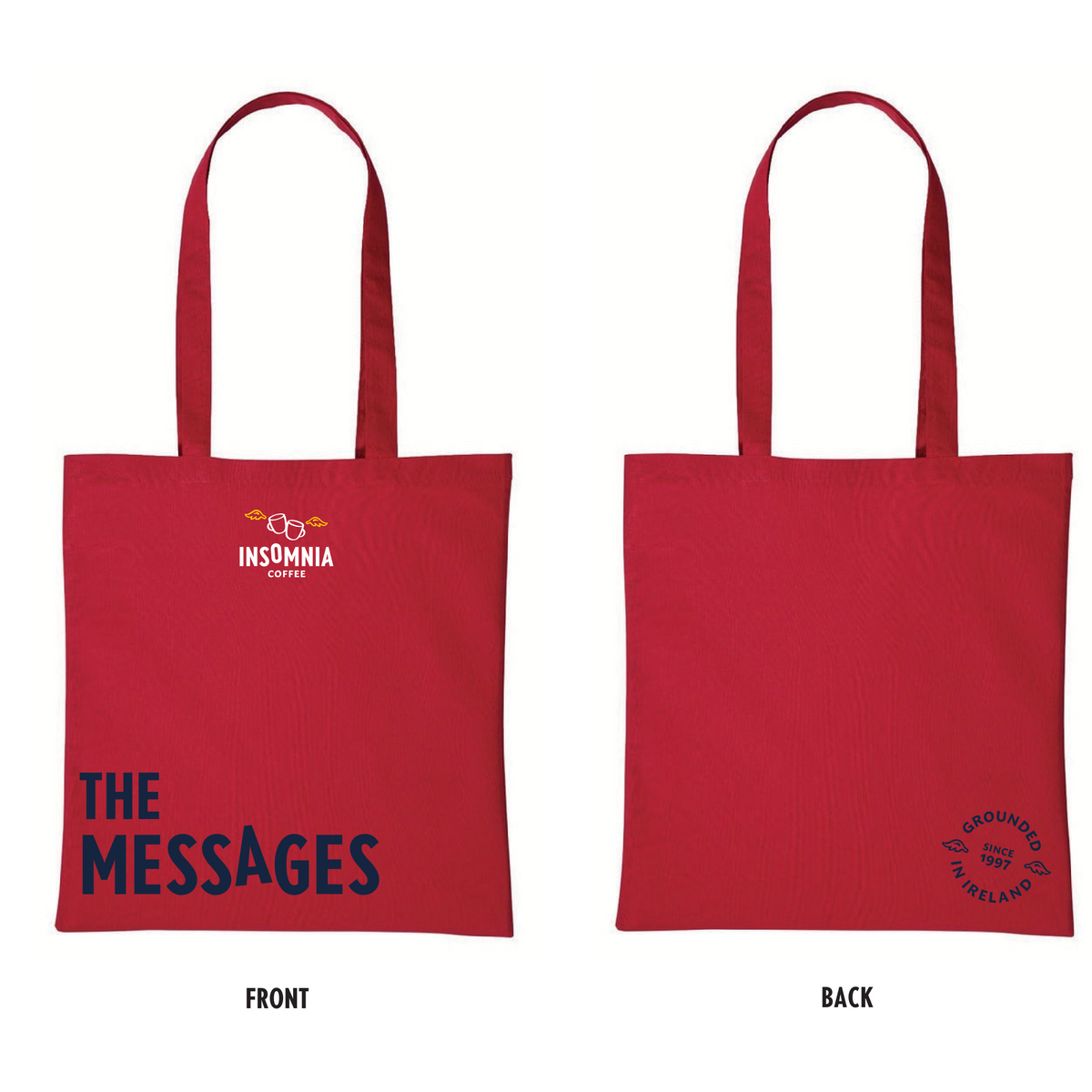 Insomnia Coffee Tote Bag - The Messages