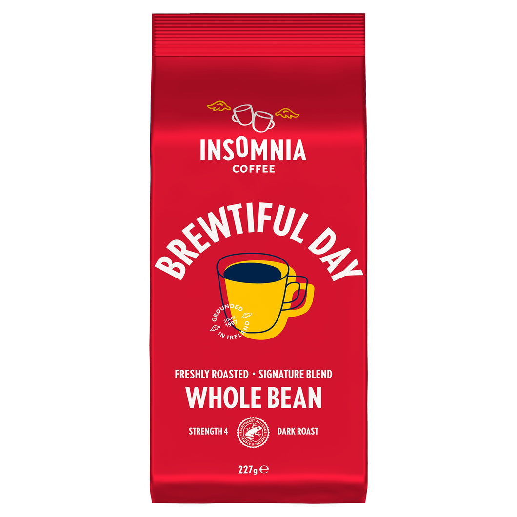Insomnia Coffee Signature Blend | Brewtiful Day Whole Beans 227G