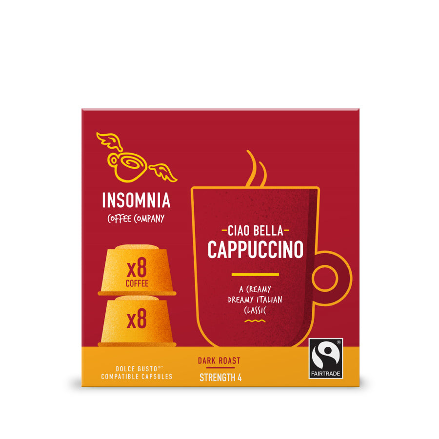 Insomnia Coffee Company  | Ciao Bella Cappuccino | Dolce Gusto® Compatible Capsules